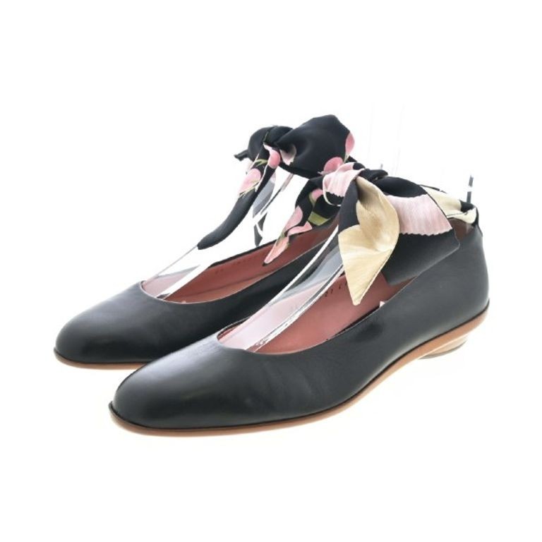 รองเท้า Salvatore Ferragamo สีดํา มือสอง สไตล์ญี่ปุ่น สําหรับผู้หญิง
