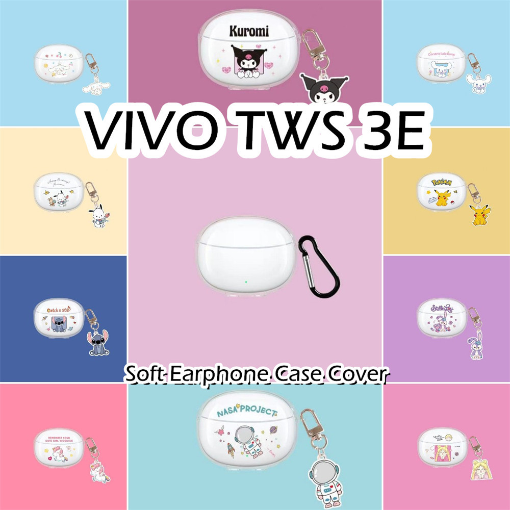 พร้อมส่ง! นําไปใช้กับ VIVO TWS 3E เคส Case เคสหูฟัง การ์ตูนน้ําเย็น ซิลิโคนนุ่ม เคส เคสหูฟัง