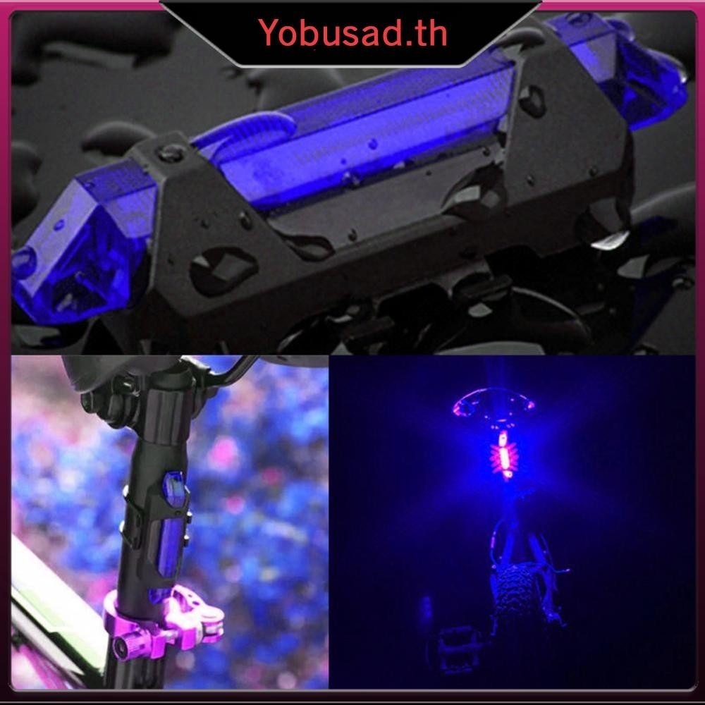 [Yobusad.th] ไฟท้ายจักรยาน LED ชาร์จ USB กันน้ํา