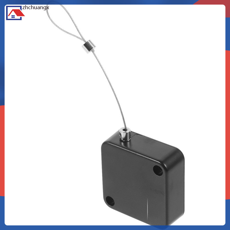 Tether Retractable สายเหล็ก Anti Remote Finder Stick บน Anti-theft ดึงกล่องลวดล็อคกรณีสายไฟ Reel โลหะพลาสติก Telescopic