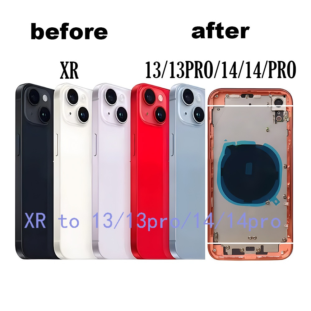 เคสแบตเตอรี่ แบบเปลี่ยน สําหรับ XR to 13 14 Pro XR Like 13Pro 14pro