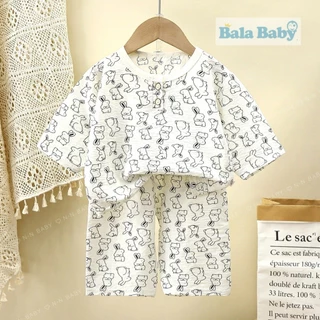 ชุดนอนเด็ก 5 ส่วน เสื้อผ้าเด็ก เสื้อ+กางเกง พิมพ์ลายน่ารักๆ Size80-120 cm SYC09