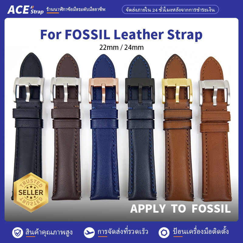 เหมาะสำหรับสายนาฬิกา FOSSIL สำหรับผู้ชาย 22mm 24mm ถอดประกอบได้รวดเร็ว