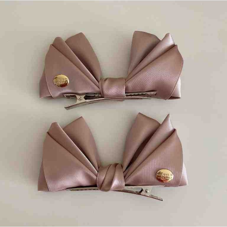 กิ๊บติดผมโบว์สามมิติหญิงอารมณ์ซาตินคลิปด้านบนคลิปด้านข้าง - รูปที่ 6