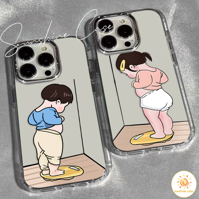 วันวาเลนไทน์ ของขวัญ เคสโทรศัพท์ เด็กน้อยน่ารัก ไอโฟน 11 For iPhone 11 12 13 14 15 16Pro MAX X XS XR XS 6 7 8Plus SE2020