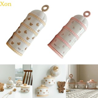 Xon กล่องใส่นมผง ภาชนะใส่ผลไม้ เครื่องจ่ายสูตรรั่วซึม