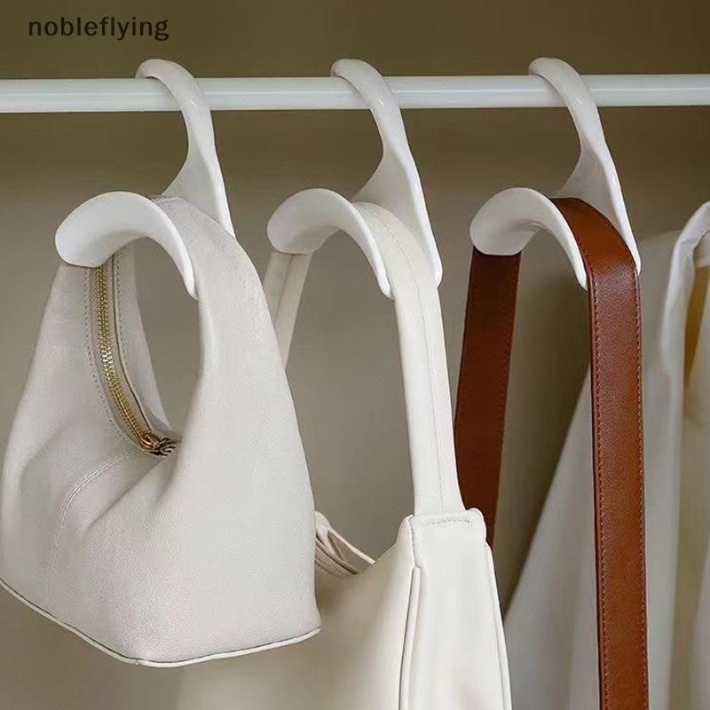 Nf ทนทานกระเป๋า Rack Holder Home Closet หมวกผ้าพันคอผ้าไหมผ้าคลุมไหล่กระเป๋าถือจัดเก็บ Arched แขวนตะขอ nobleflying