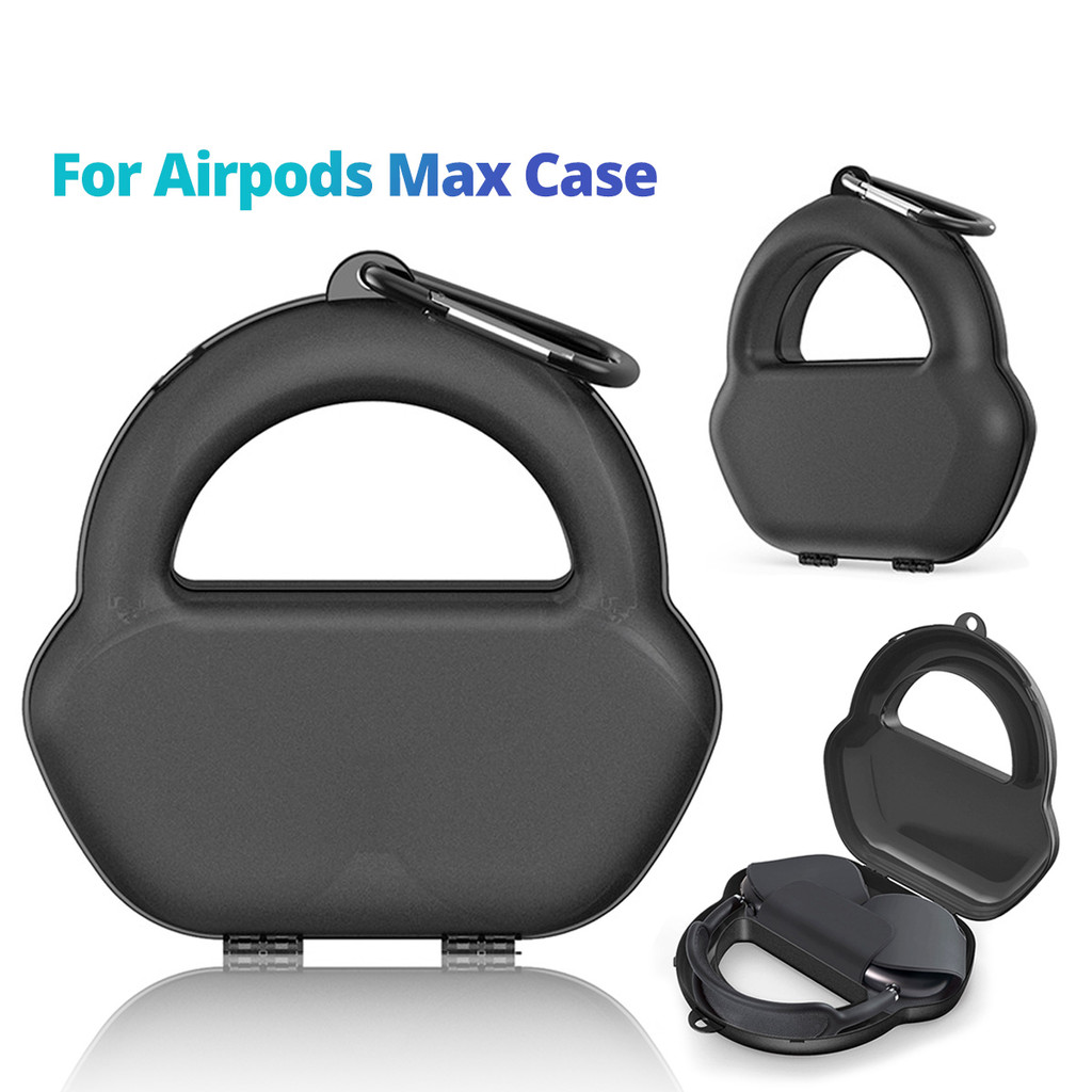 Fonken หูฟังป้องกัน Hard Case กระเป๋าเก็บชุดหูฟังพร้อมคาราบิเนอร์สําหรับ Air-Pods Max ราคา ถูกที่สุด ดีลบีเคเค แกลเลอรีภาพที่ 2
