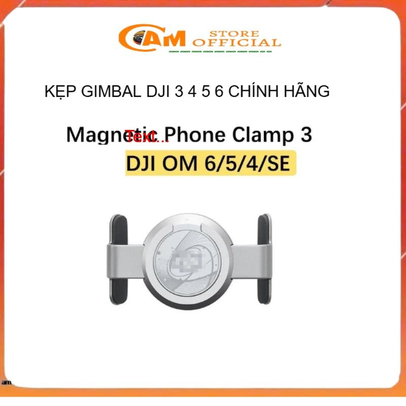 3 Fast Magnetic Phone Clamp สําหรับ Gimbal DJI Osmo Mobile 6, SE, OM 5, 4, 4 SE