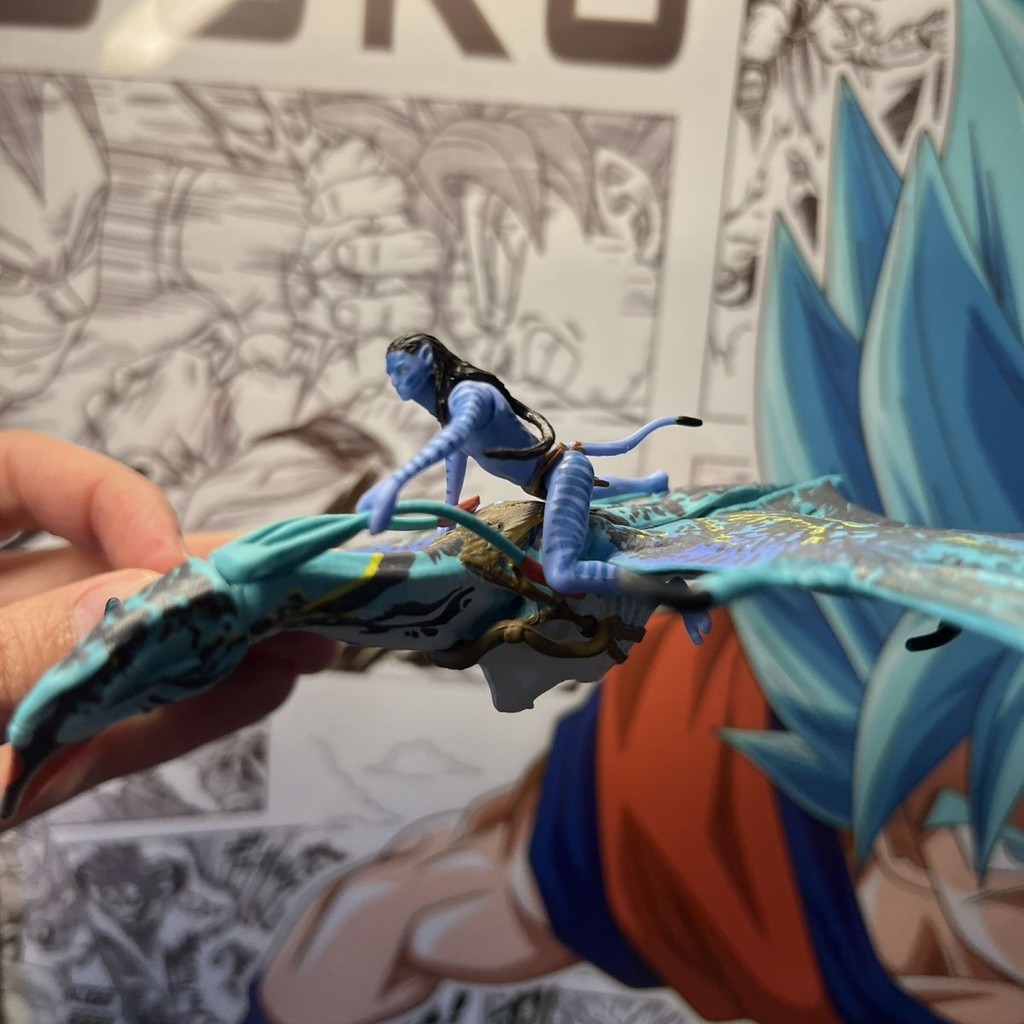 ตัวละคร Avatar 2 ของแท้ McFarlaneand Avatar 2 Water Road Series Flying Dragon Movable Figure 2-21-15