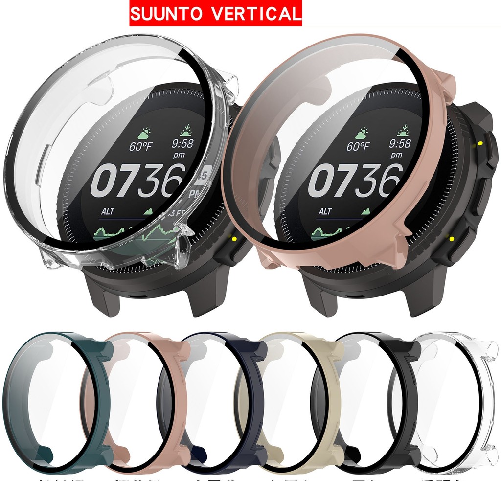 Hard Edge Shell สําหรับ Suunto VERTICAL ฝาครอบป้องกันฟิล์มนิรภัยสําหรับ Suunto RACE / RACE S อุปกรณ์