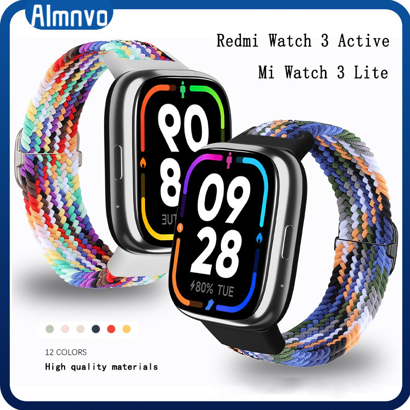 สายไนลอนกีฬา for Smartwatch Redmi Watch 3 Active / Mi Watch 3 Lite สายนาฬิกา