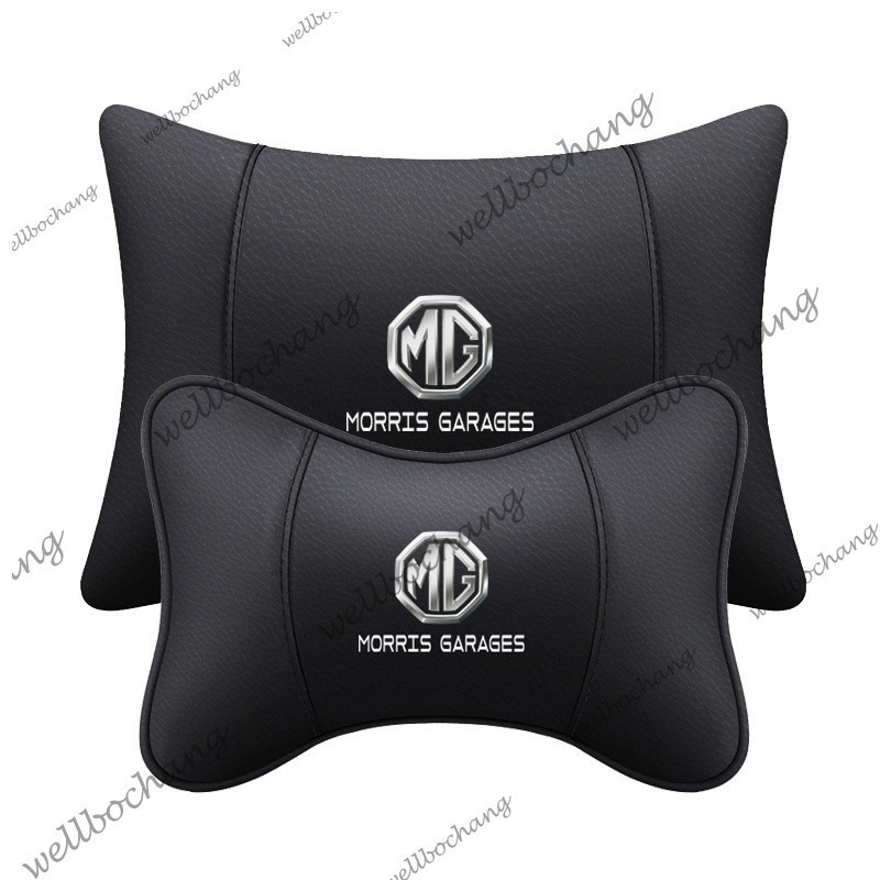 PU หนังรถหัวคอหมอนรถ Headrest คอสนับสนุนที่นั่งสําหรับ MG 3 5 6 HS ZS EV MG3 3SW MG5 MG6 MG7 ZR EHS 
