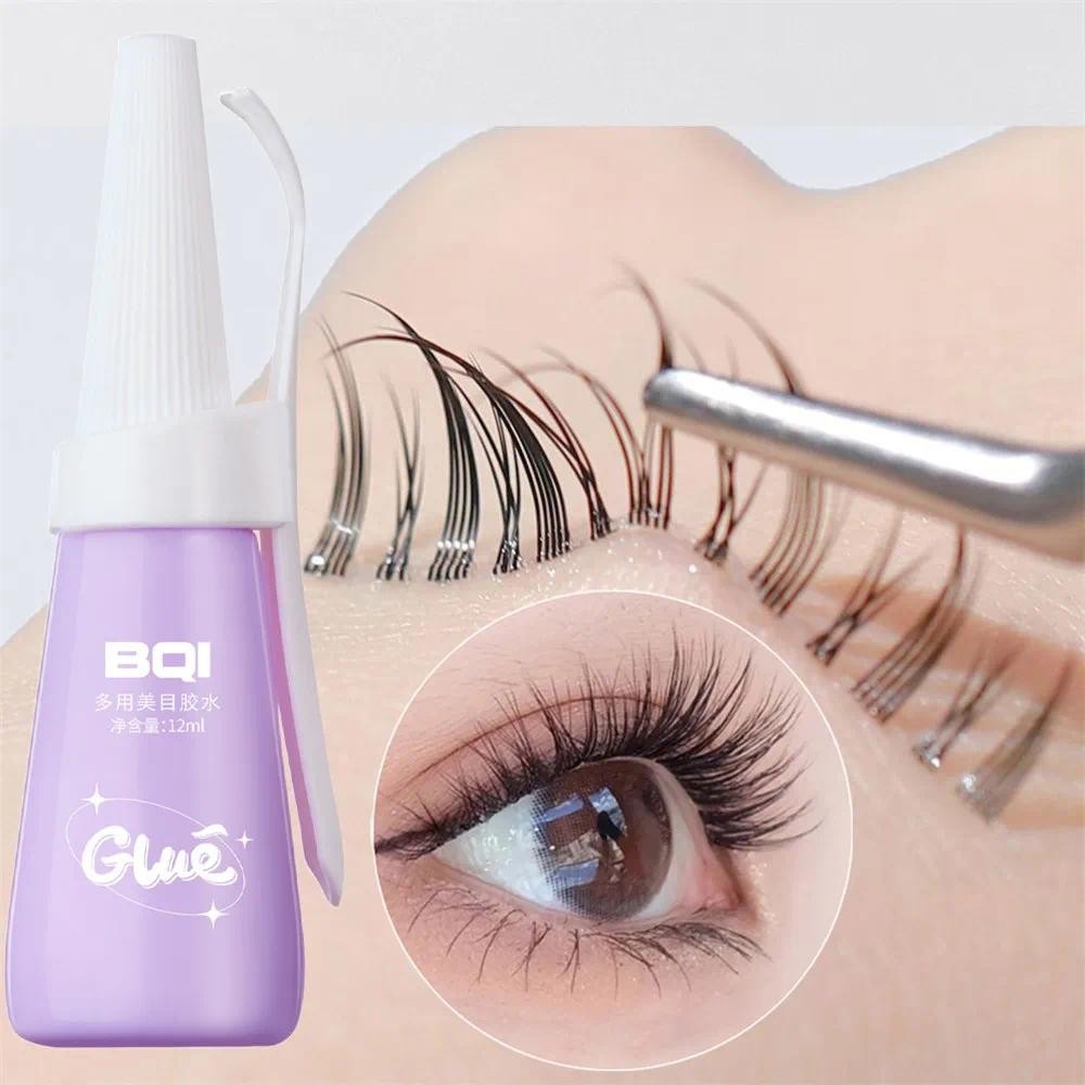 12ml กาวขนตากันน ้ ําแห ้ งเร ็ วกาวขนตาปลอมแต ่ งหน ้ าขนตาปลอมขยายกาวใส - รูปที่ 2