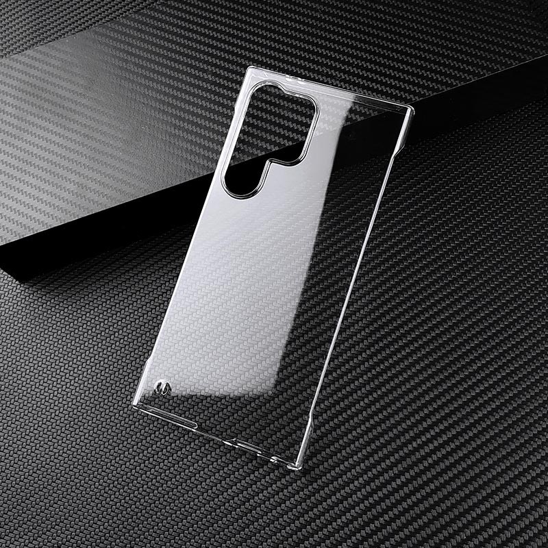เคสไร้กรอบบางใสพิเศษสําหรับ Samsung Galaxy S26 S25 Edge S24 FE Ultra S24 + น้ําหนักเบา Hard PC Back Protector Shell