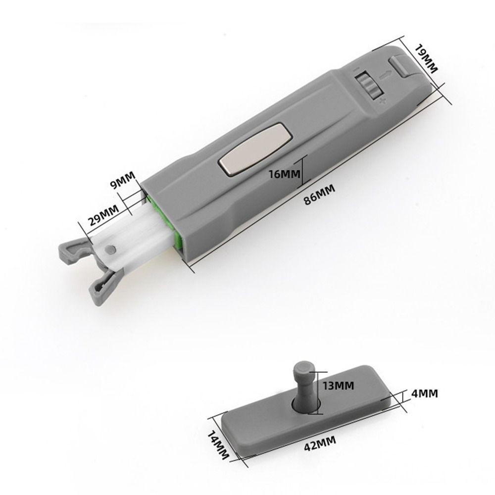 ยัน1 จับตู้,หัวเข็มขัดล็อคประตู หน้าท้อง ที่มองไม่เห็น,ฮาร์ดแวร์แดมเปอร์บัฟเฟอร์ผลักดันประเภทตู้เสื้อผ้าจุกตู้เสื้อผ้า - รูปที่ 2