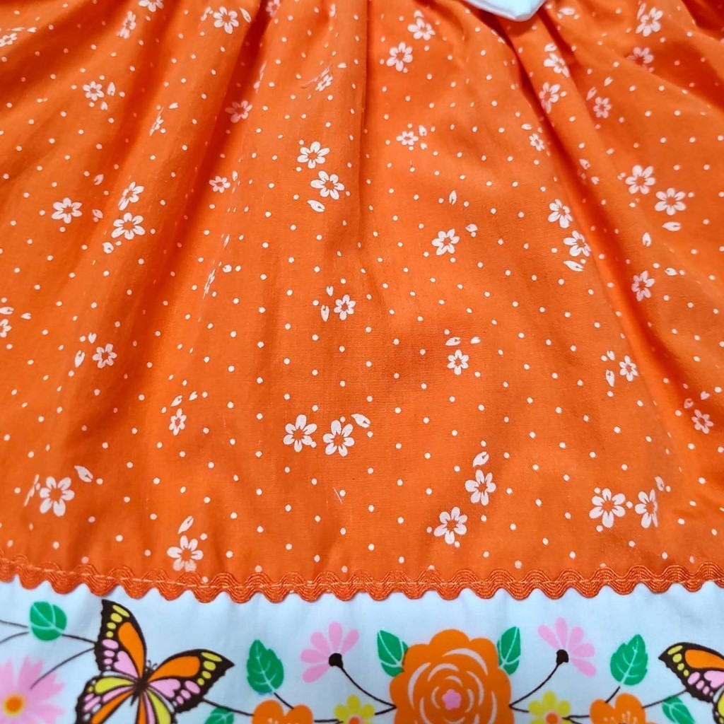 ชุดกระโปรงเด็ก+กางเกงใน 0-12 เดือน ผ้าฝ้ายมัสลิน ลายดอกไม้ หวานๆ ชุดเด็กผู้หญิง BAB0019 - รูปที่ 6