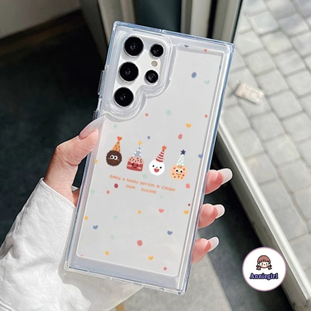 การ์ตูนคุกกี้เคสโทรศัพท์สําหรับ SAMSUNG S25 S24 Ultra S23 S22 Ultra S21 Plus S20FE A54 A53-5G A50/A50s/A30s A32 A13 A12/M12 A04/A04/A04 ฝาหลังโทรศัพท์TPUนุ่ม
