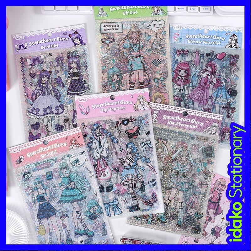สติกเกอร์ PET ลายการ์ตูน Sweetheart SS690 สําหรับตกแต่งสมุด diy