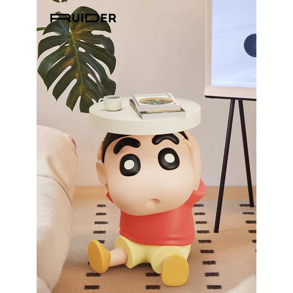 【พร้อมส่งจ้า 】เก้าอี้สตูล ของขวัญฮาๆ ชินจังโมเดล โมเดลชินจัง ขายตรงจากโรงงาน โต๊ะกาแฟ โซฟา โต๊ะข้างเตียง ขนาดเล็ก ลายการ์ตูนชินจัง สําหรับห้องนั่งเล่น ระเบียง