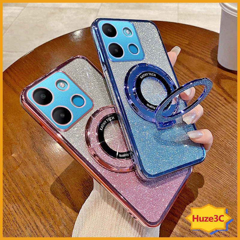 เคส Infinix Smart 7 Smart 6 Smart 5 เคสโทรศัพท์มือถือ แบบพับได้ พร้อมขาตั้ง สําหรับ ZJSF