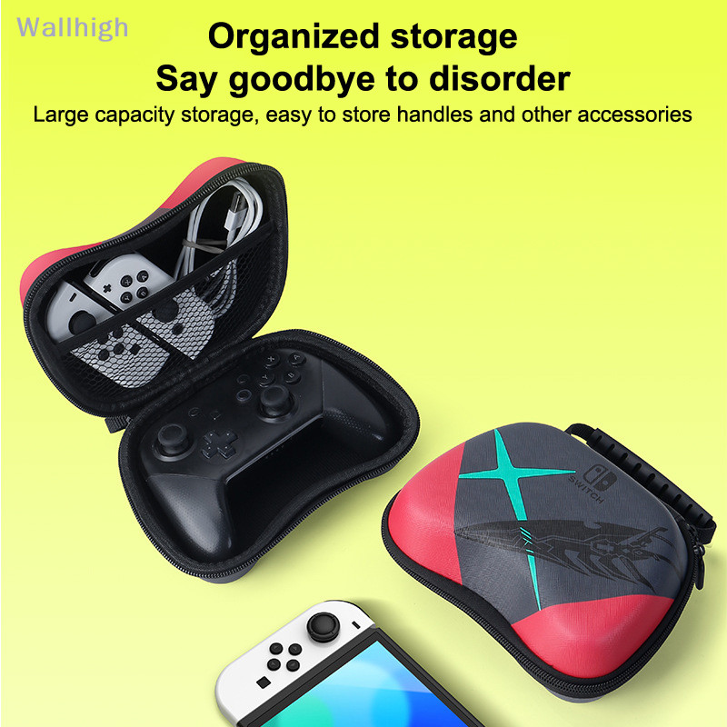Wallhigh&gt; กระเป๋าเคสกันกระแทก แบบพกพา สําหรับ Nintendo Switch Pro PS5 PS4 PS3 Xbox Series