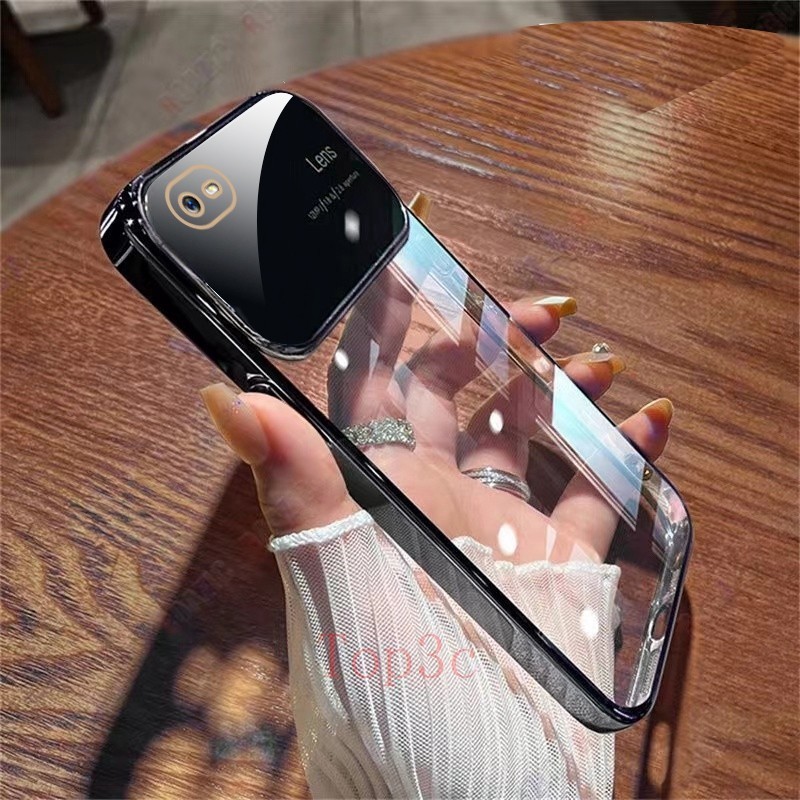 เคส Realme C2 C55 C53 C51 C35 C33 C31 C30 C30S C20 C11 2021 8 Pro 8 5G C25Y C21Y C15 กรณีป้องกันโทรศัพท์โปร่งใส DSC