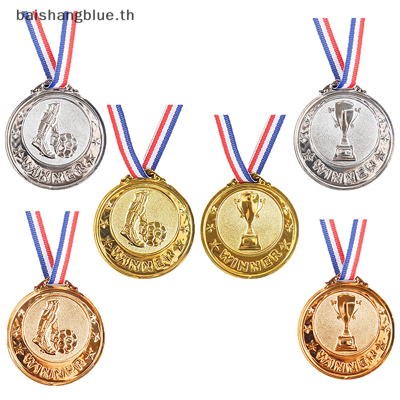 Pre เหรียญรางวัลฟุตบอล รางวัลรางวัล รางวัล รางวัล สีทอง สีเงิน สีบรอนซ์ ของเล่นสําหรับเด็ก ของที่ระลึก ของขวัญ กีฬากลางแจ้ง