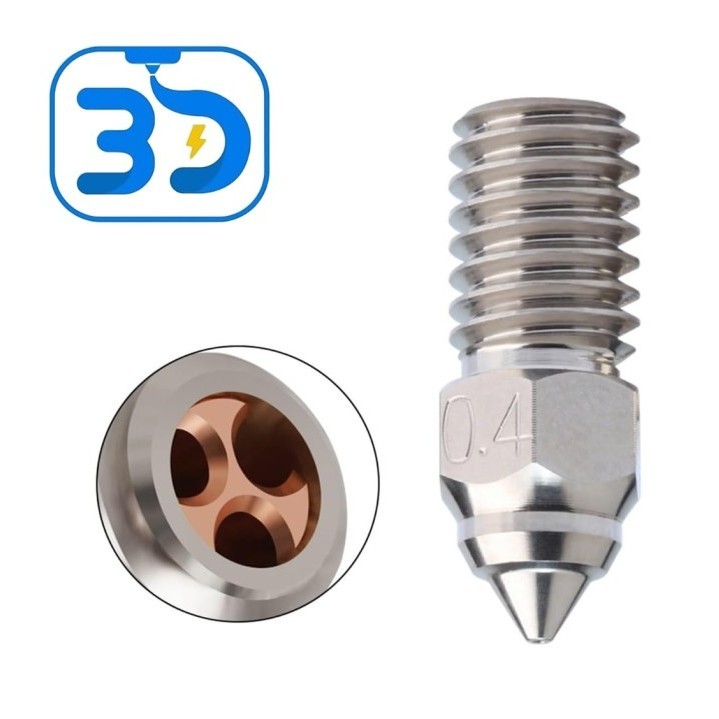 ความแม่นยําสูง CHT หัวฉีดทองแดงสําหรับ Ender 7/Ender 5 S1/Ender 3 V3 SE