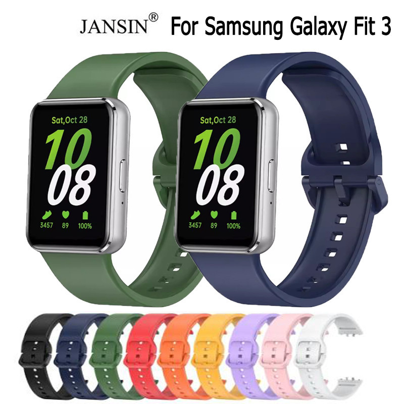 สาย Samsung Galaxy Fit 3 สายนาฬิกาข้อมือซิลิโคน สําหรับ samsung galaxy fit3 สาย นาฬิกาสมาร์ท