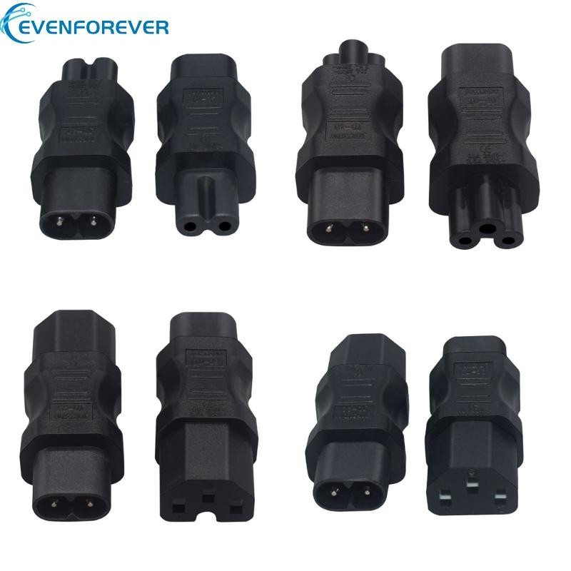 อะแดปเตอร์ EV ตัวผู้ ตัวเมีย C8 เป็น C7 C8 เป็น C13 C8 เป็น C15 C8 เป็น C5 ABS