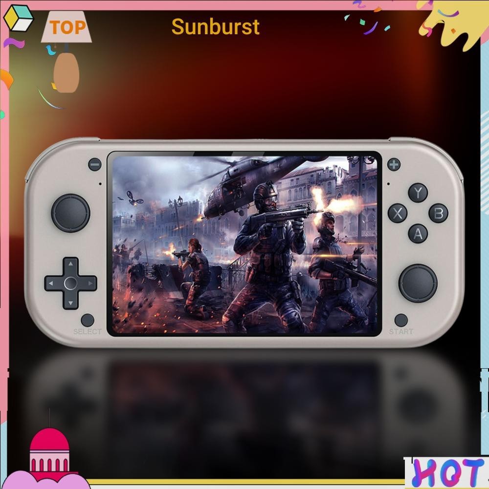 M17 เกมคอนโซล Emuelec แบบพกพา สไตล์เรโทร [Sunburst11.th]