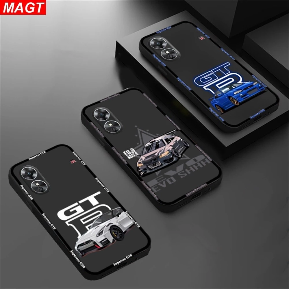 Oppo A60 A58 A18 A38 A78 A17 A57 A77S Reno 8T A16 A54S A15S A5S A7 A12 A53 A16K A31 A9 A5 A3S A92 A55 A74 A95 A94 Reno8T F9 แฟชั ่ นและอินเทรนด ์ กีฬารถ Gtr กรณี MAGT
