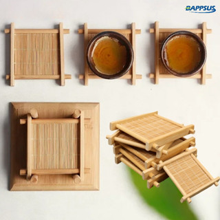 [Better For You] ถาดไม้ไผ่ ทรงสี่เหลี่ยม สร้างสรรค์ สําหรับใ…