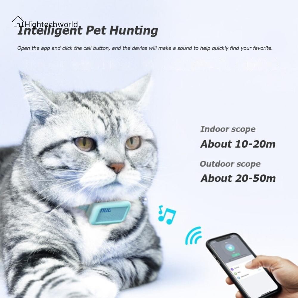 [Hightechworld.th] ปลอกคอสัตว์เลี้ยง พร้อม GPS แจ้งเตือนอัตโนมัติ สําหรับสัตว์เลี้ยง แมว กลางแจ้ง
