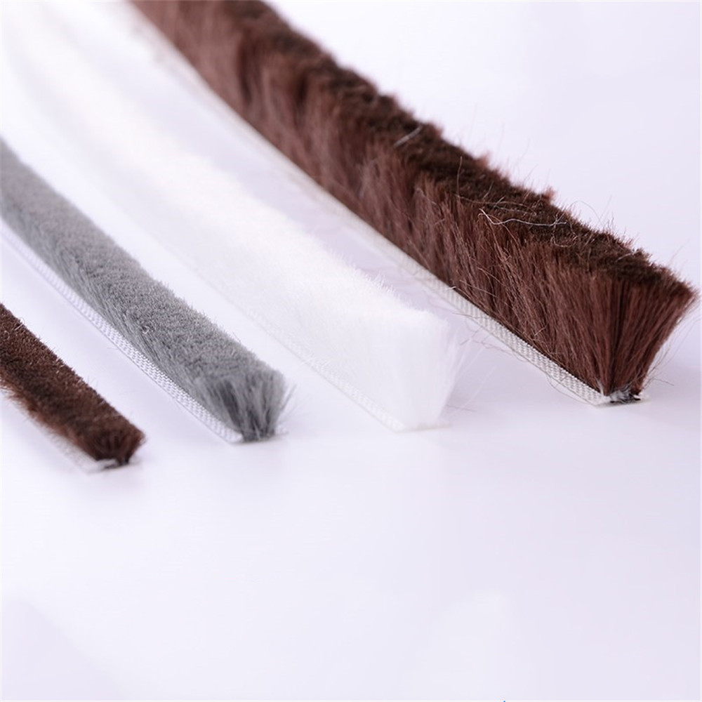 แถบกาวสักหลาด 9x5/9 มม. 15 มม. 23 มม. สีเทา ขาว น้ําตาล สําหรับประตู หน้าต่างบานเลื่อน