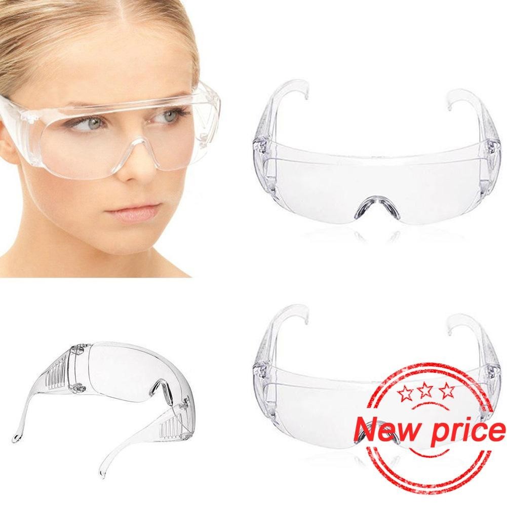 แว่นตาป้องกันฝุ่น หน้ากากตาใส ป้องกันการกระแทก แว่นตาห้องปฏิบัติการเคมี B5Z7