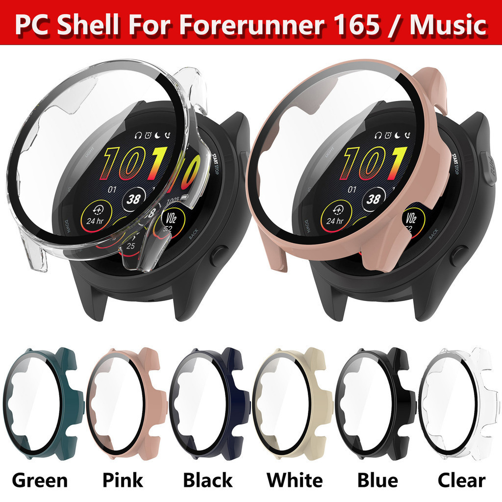 ฟิล์มกระจกนิรภัย PC แบบแข็ง ป้องกันรอยหน้าจอ กันกระแทก สําหรับ Garmin Forerunner 165 165 Music