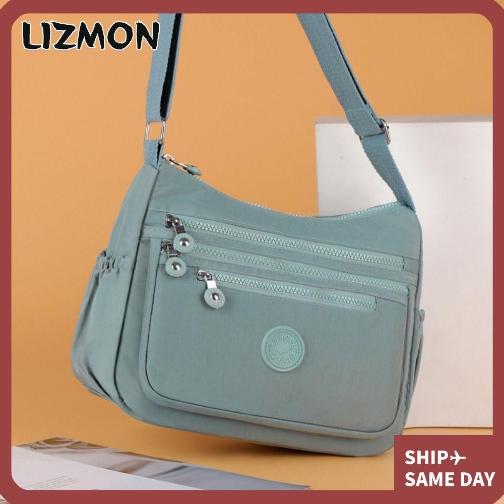 Lizmon กระเป๋าถือ ผ้าแคนวาส ไนล่อน น้ําหนักเบา ทนทาน ขนาดเล็ก เข้ากับทุกการแต่งกาย