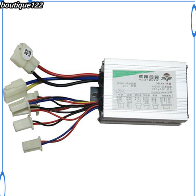 Bou กล่องควบคุมมอเตอร์จักรยานไฟฟ้า 12V 24V 36V 48V 500 800W DC อุปกรณ์เสริม สําหรับจักรยานไฟฟ้า สกูตเตอร์ไฟฟ้า จักรยานไฟฟ้า