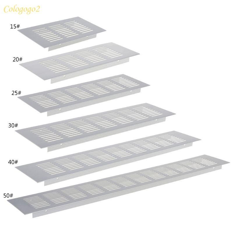 Cologogo2 ตะแกรงระบายอากาศ ทรงสี่เหลี่ยม อลูมิเนียม ระบายอากาศ หลายขนาด สําหรับตู้เสื้อผ้า