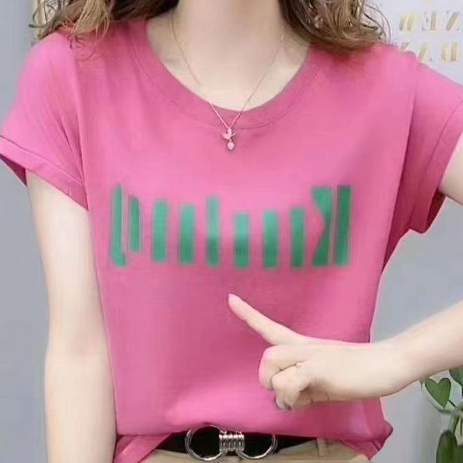 ใหม่สไตล์เสื้อยืดแขนกุดผู้หญิงครอบคลุมเนื้อ Slimmer ดูอายุลด All-