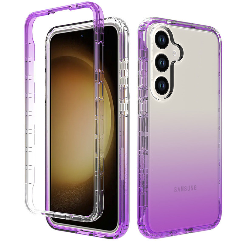 เคสโทรศัพท์มือถือแบบใส ไฮบริด สองชั้น กันกระแทก กันรอยขีดข่วน สําหรับ Samsung Galaxy S24 S23 FE S22 S21 Plus S20 Ultra 5G