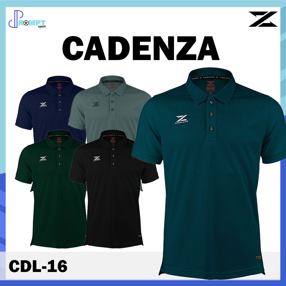 ถูกแทบทุน เสื้อโปโลแขนสั้นคาเดนซ่า CADENZA POLO รหัส CDL-16 แท้100%
