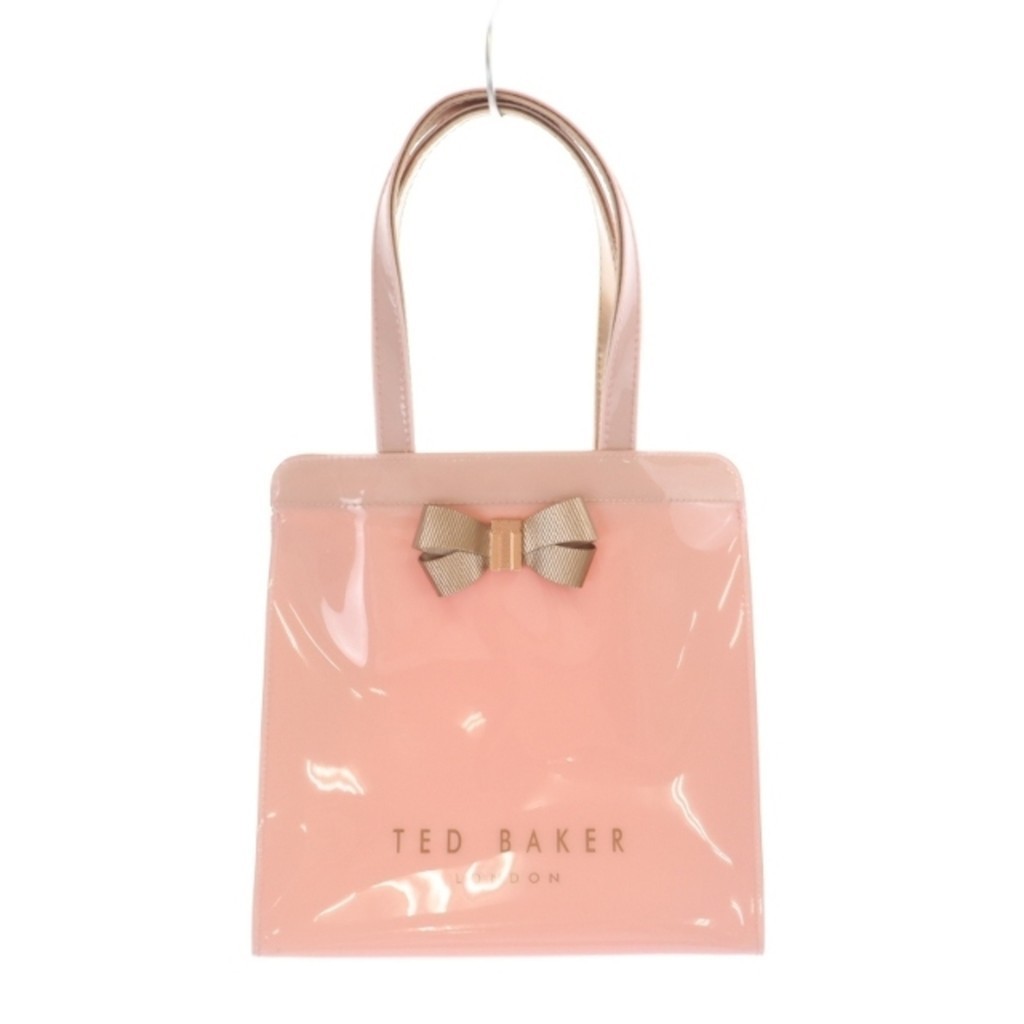 Ted Baker handbag tote bag vinyl bag ribbon pink Direct from Japan Secondhand