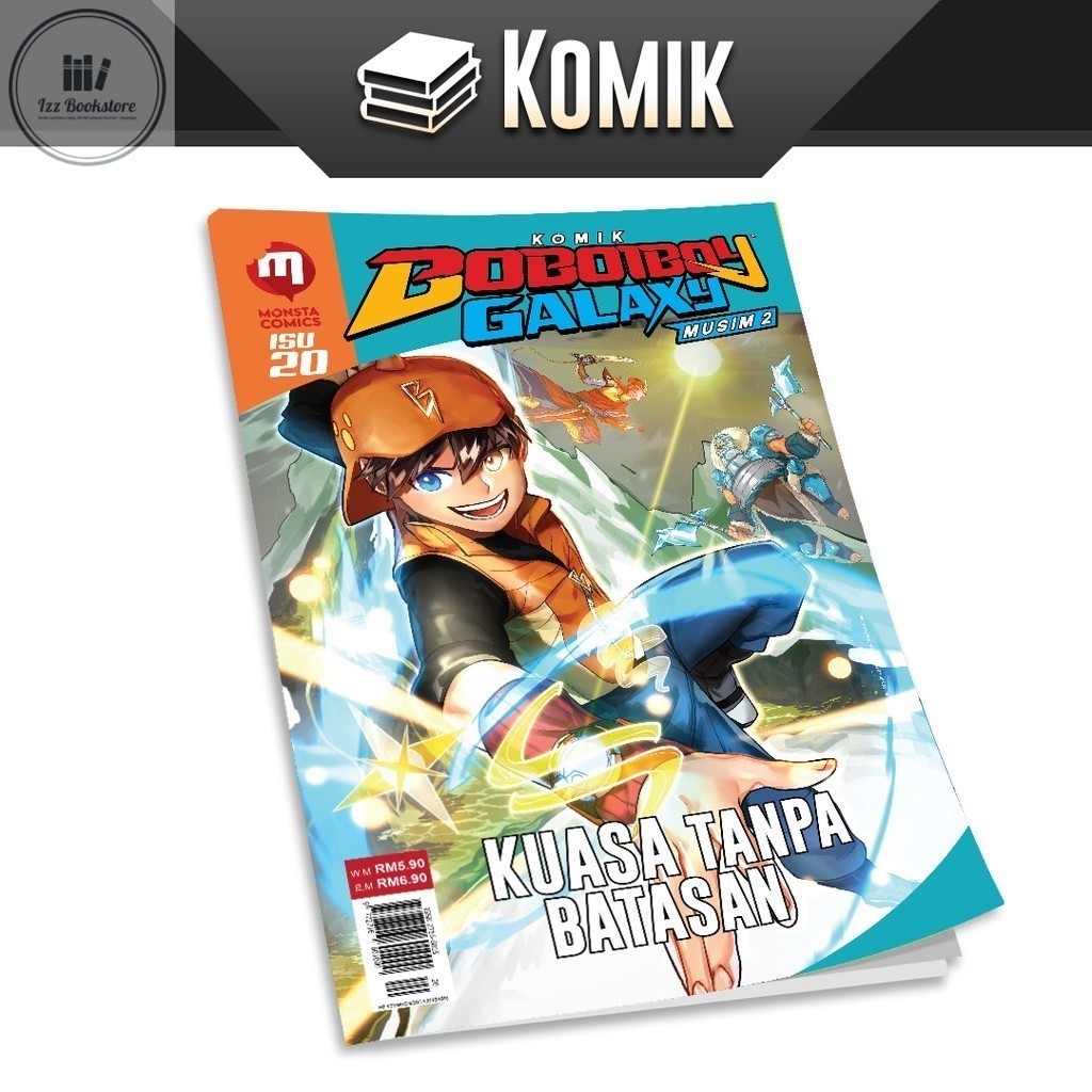[KK ] Animonsta STUDIOS BoBoiBoy Galaxy Comic Season 2 ฉบับ 20 " พลังจํากัด