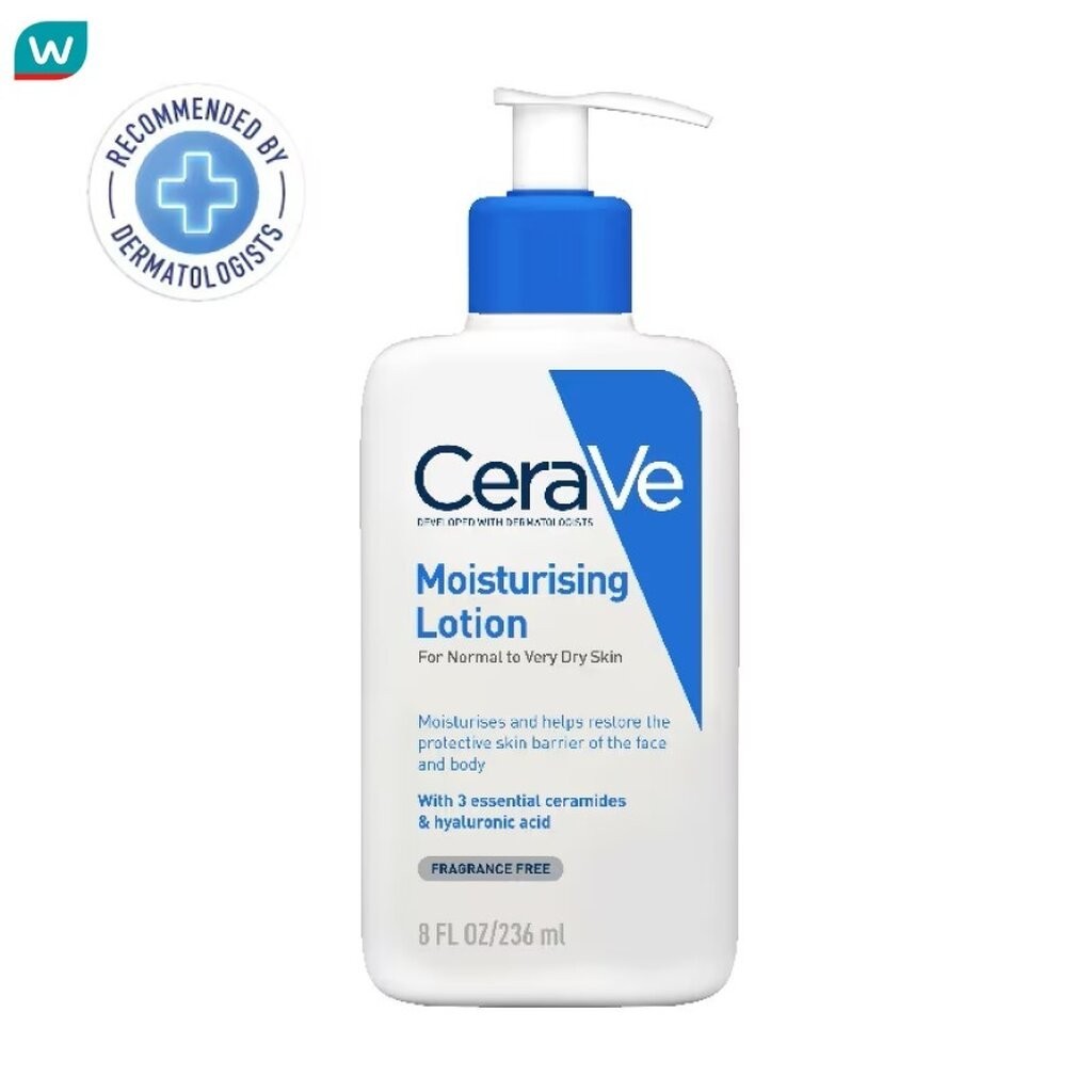Cerave เซราวี มอยซ์เจอไรซิ่ง โลชั่น 236 มล. ผลิตภัณฑ์บำรุงผิวหน้าและผิวกาย