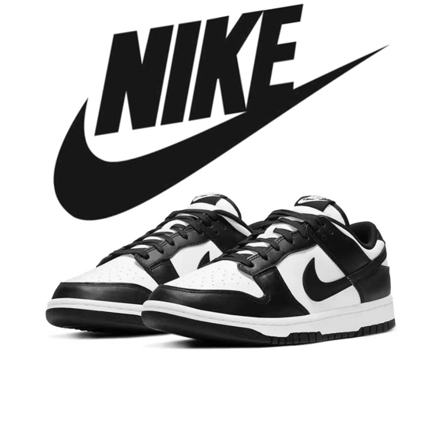 พร้อมส่ง 100% authentic NIKE DUNK LOW RETRO " BLACK PANDA " dunk sb