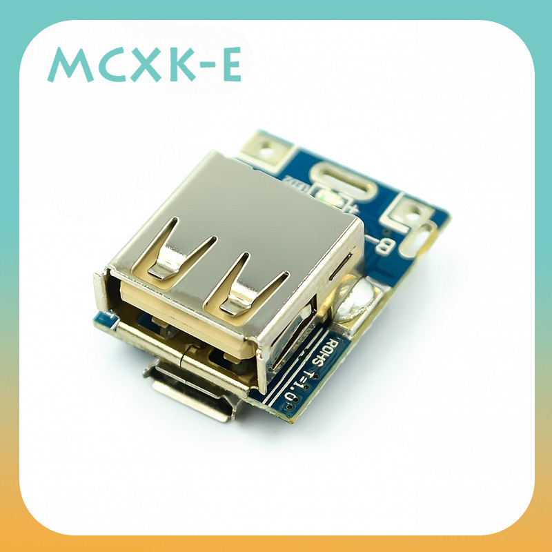 134n3p 5V Boost Converter Step-Up โมดูลพาวเวอร์แบตเตอรี่ลิเธียมบอร์ดป้องกันการชาร์จ USB Charger