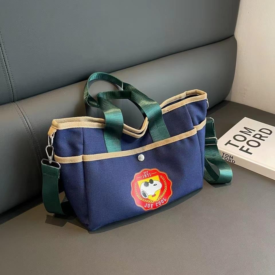 (พ้รอมส่ง) miss bag fashion กระเป๋าผ้าแคนวาส กระเป๋าสะพาย สไตล์เกาหลี